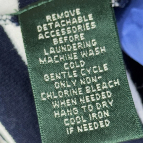 Ralph Lauren Black and White Striped Midi Dress - Picture 6 of 6